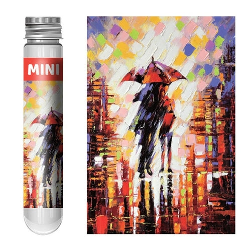 150 Pieces Mini Test Tube Puzzle Oil Painting Jigsaw Decompress