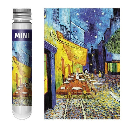 150 Pieces Mini Test Tube Puzzle Oil Painting Jigsaw Decompress