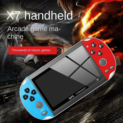 X7 4.3inch Retro Handheld Game Player Built Games Classic Game