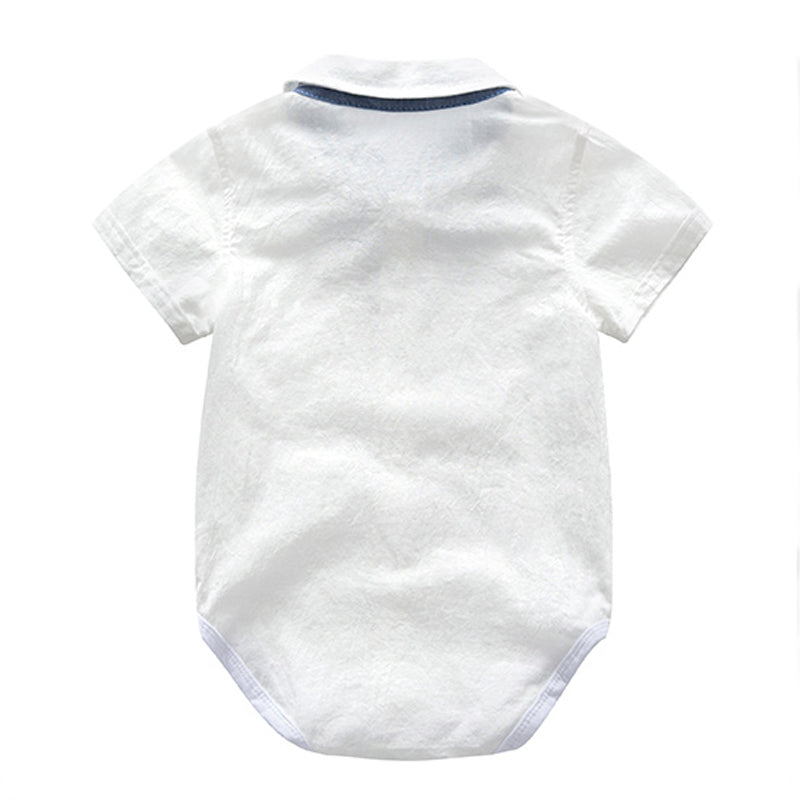 Baby Boy Clothes Summer Gentleman Birthday Suits Newborn Party Dress