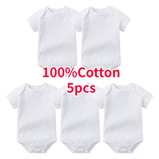 Bodysuit For Newborn Baby Romper Boys Girls Clothes Summer 100% Cotton