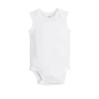 10 PCS/LOT Baby Bodysuits Newborn Baby Clothing Cotton White Kids