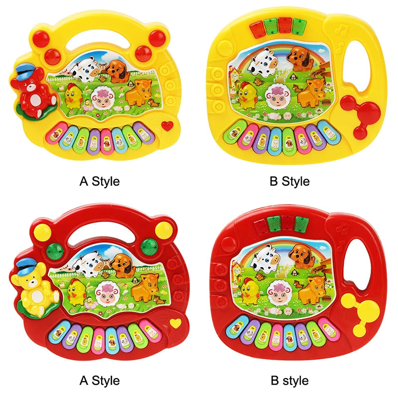 Baby Musical Toy with Animal Sound Kids Piano Keyboard Electric