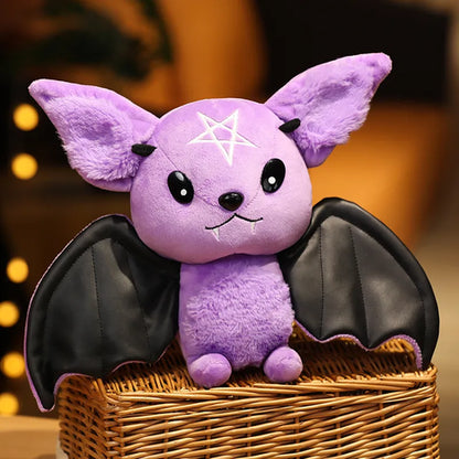 Dark Series Vampire Plush Bat Toy Pentacle Moon Bat Doll Stuffed