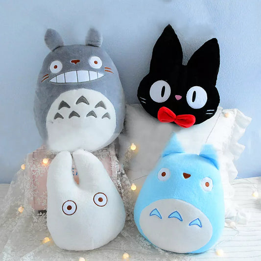 Cute Totoro Plush Pillow Stuffed Kiki Totoro Toy Japanese Anime Figure