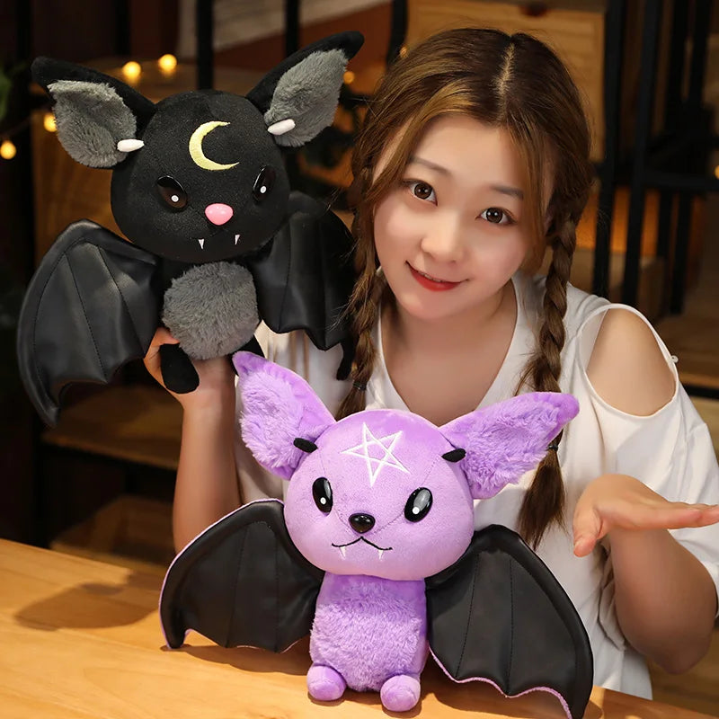 Dark Series Vampire Plush Bat Toy Pentacle Moon Bat Doll Stuffed