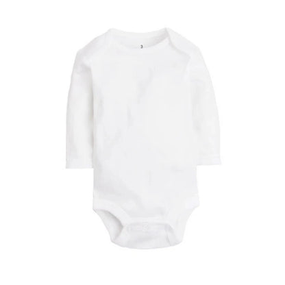 10 PCS/LOT Baby Bodysuits Newborn Baby Clothing Cotton White Kids