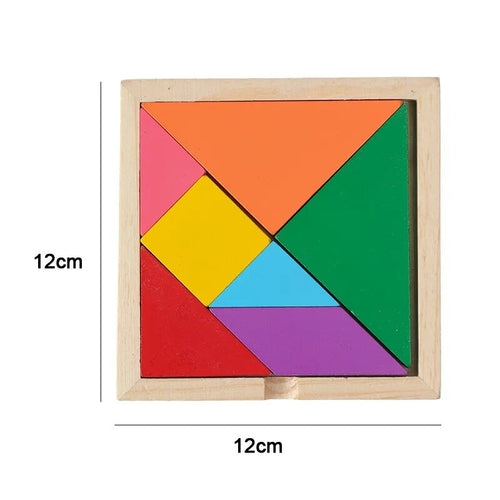 Baby Educational Toy Montessori Wooden 3D Toys Childhood Learning