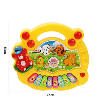 Baby Musical Toy with Animal Sound Kids Piano Keyboard Electric