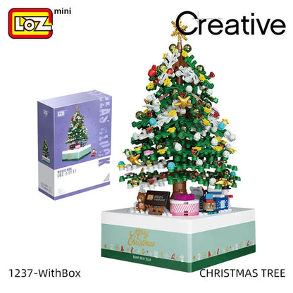 LOZ Christmas House Music Box Building Blocks Adult Highly Difficult