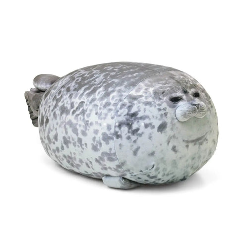 Angry Blob Seal Pillow Chubby 3D Novelty Sea Lion Doll Plush Stuffed