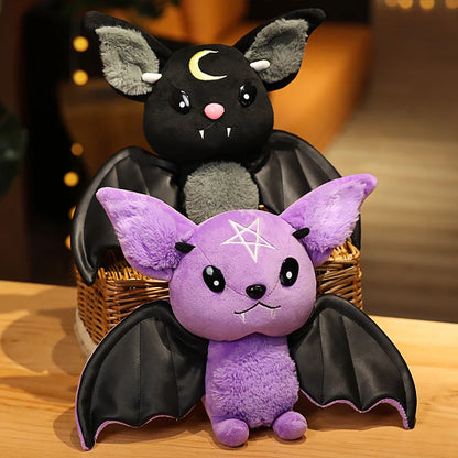 Dark Series Vampire Plush Bat Toy Pentacle Moon Bat Doll Stuffed