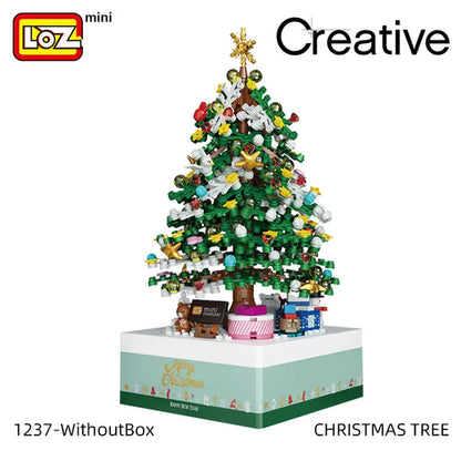 LOZ Christmas House Music Box Building Blocks Adult Highly Difficult