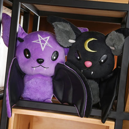 Dark Series Vampire Plush Bat Toy Pentacle Moon Bat Doll Stuffed