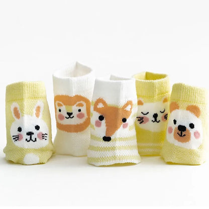 5Pairs/lot 0-24M Infant Baby Socks Baby Socks for Boys Girls Cotton