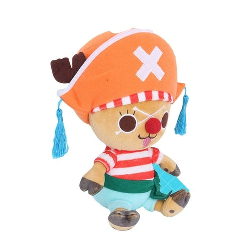 New 25cm One Piece Anime Figures Cosplay Plush Toys Zoro Luffy Chopper