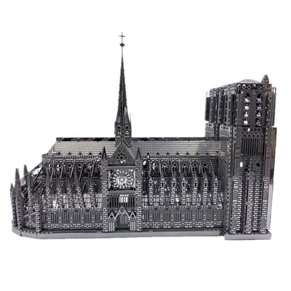 New 3d Metal Puzzle High Quality Notre Dame De Paris Model Adult