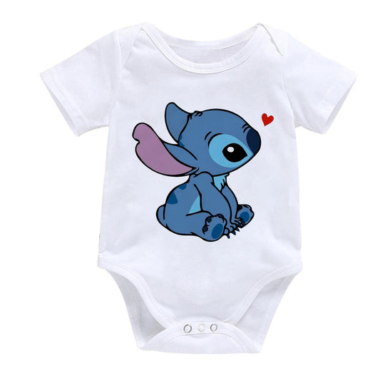 Bodysuit Baby Boy Stitch Disney | Baby Bodysuits Rompers Stitch -