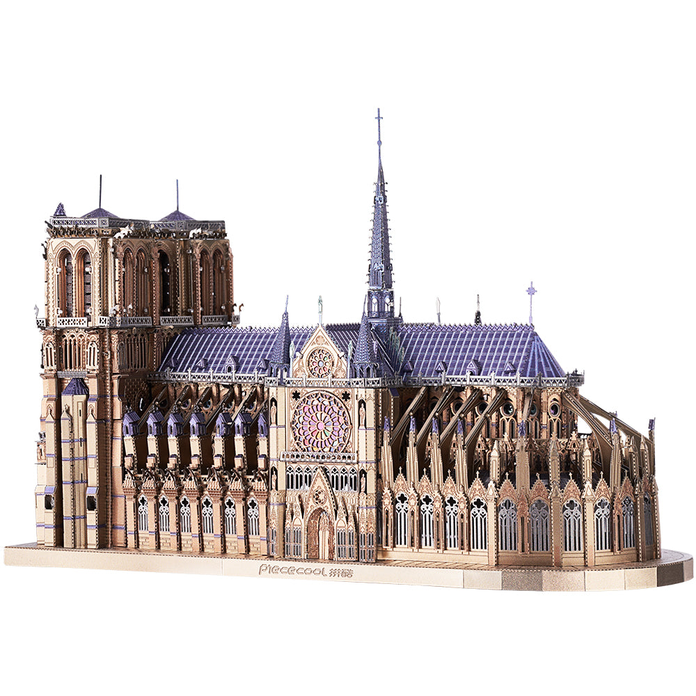 Piececool 3d Metal Puzzles Jigsaw, Notre Dame Cathedral Paris Diy