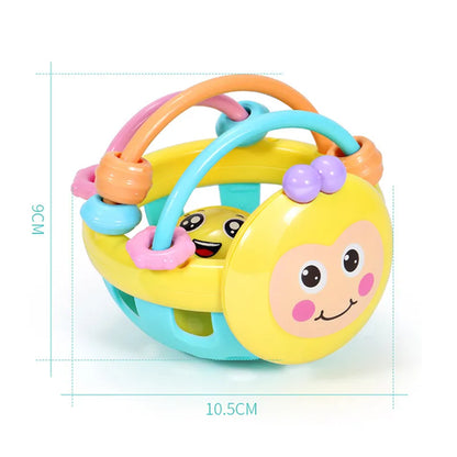 Baby Toys 0 12 Months Rotating Rattle Ball Grasping Activity Baby