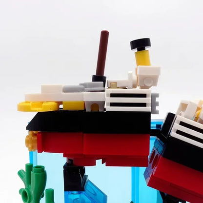 Titanic Sank Ship Break in Half 247 PCS Building Blocks Children