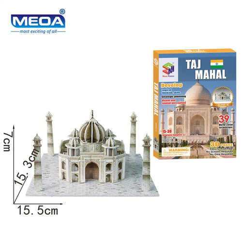 40 Style World Famous Architecture Building 3D Puzzle Model