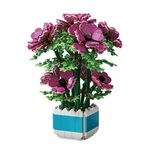 2023 City Creativity Flower Anemonia Sulcata Potted Plant Home