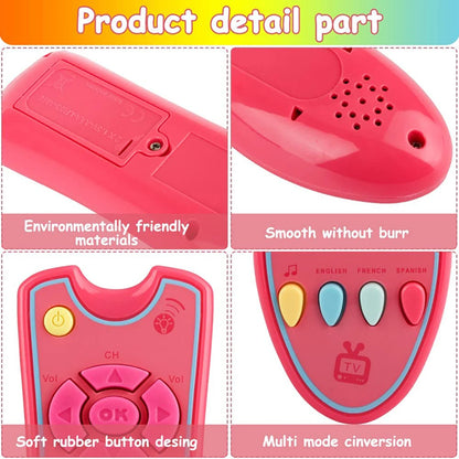 Music Mobile Phone TV Remote Control Baby Early Educational Toys