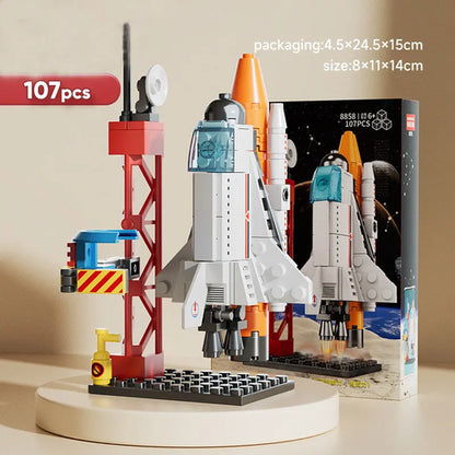 Aviation Spaceport Model Space Shuttle Rocket Launch Center