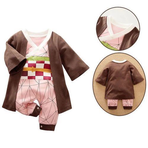 0-18 Months Anime Baby Rompers Newborn Cosplay Costume Infant