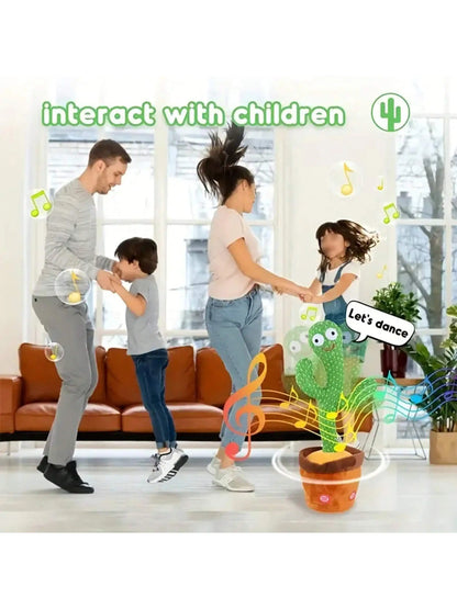 1pc-Dancing Talking Cactus Toys For Baby Boys And Girls, Singing