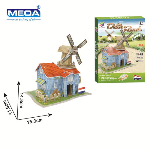 40 Style World Famous Architecture Building 3D Puzzle Model