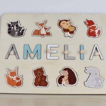 Personalized Name Puzzle for Kids Personalized Selection of Wooden