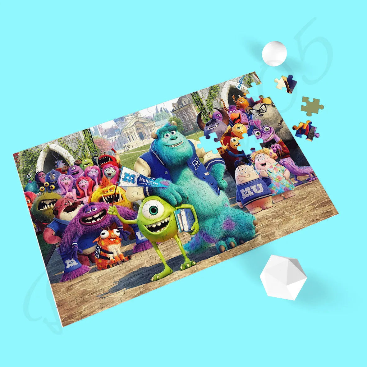 Monsters University Puzzles for Kids and Adults Disney Classic Cartoon