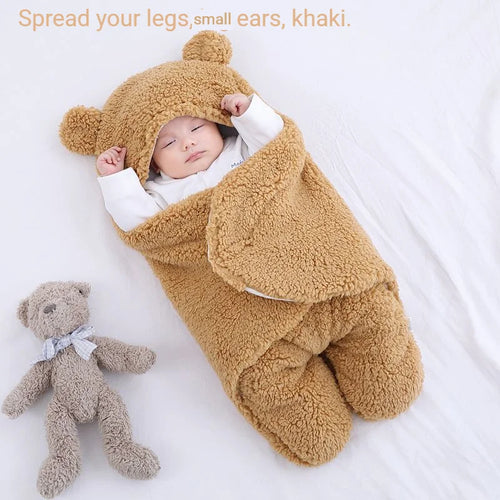 Baby Sleeping Bag Pajama Baby Clothes Newborn Soft Winter Thickened