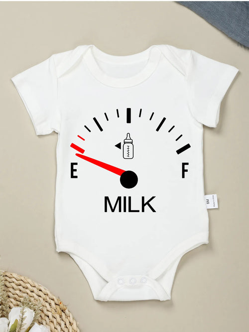 Hot White Cotton  Baby Onesie Minimalist Print Top Sell Creativity