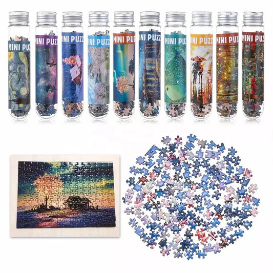 150pcs Mini Jigsaw Puzzles for Adults Micro Jigsaw Test Tube Tiny