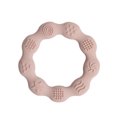 Baby Silicone Teethers Food Grade Newborn Pacifier Relief Design