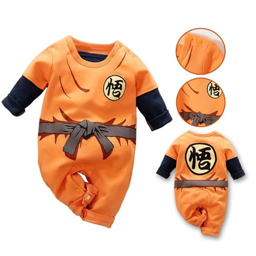 Baby Girl Boy Costume Anime Clothes Newborn Romper