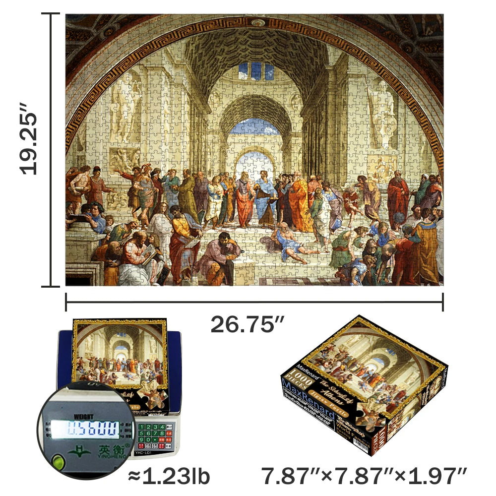 MaxRenard Jigsaw Puzzle 1000 Pieces The School of Athens Raphael