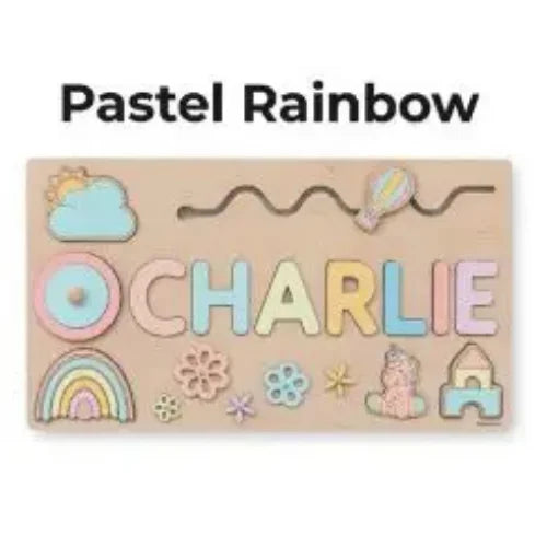 Personalized Name Puzzle for Kids Personalized Selection of Wooden