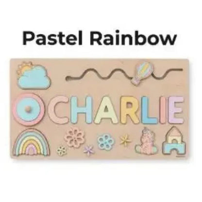 Personalized Name Puzzle for Kids Personalized Selection of Wooden