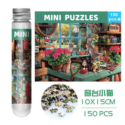 150pcs Mini Jigsaw Puzzles for Adults Micro Jigsaw Test Tube Tiny