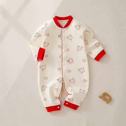 Baby Boy Clothes 6 To 24 Months Cute Elephant Jumpsuits Cotton