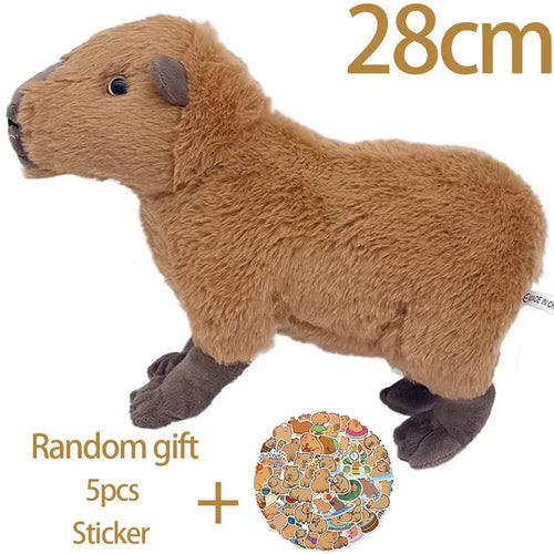 18-30cm  Capybara Plush Simulation Capibara Anime Fluffty Toy Stuffed