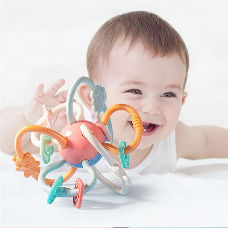 Baby Rattles Toys Newborn Sensory Teether Baby Development Games