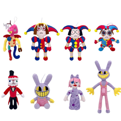 8pcs The Amazing Digital Circus Pomni Jax Plush Cartoon Plushie Toys