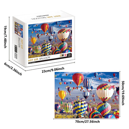 1000 Pieces Hot Air Balloon Jigsaw Puzzle Home Decor Adults Puzzle