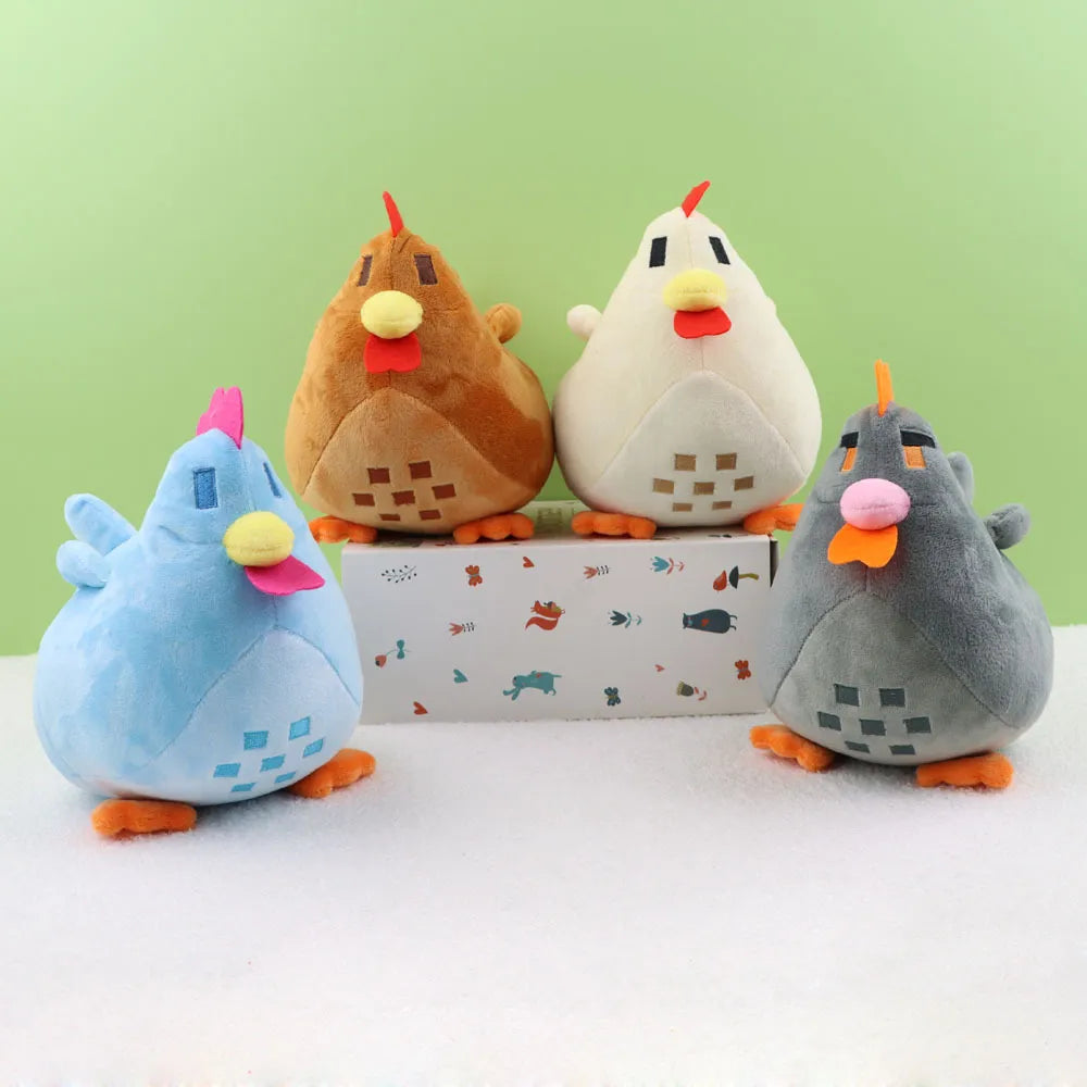 20cm Stardew Valley Chicken Pillow Plush Soft Stuffed Animal Toys