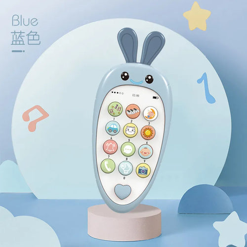 Baby Phone Toy Music Sound Telephone Sleeping Toys With Teether